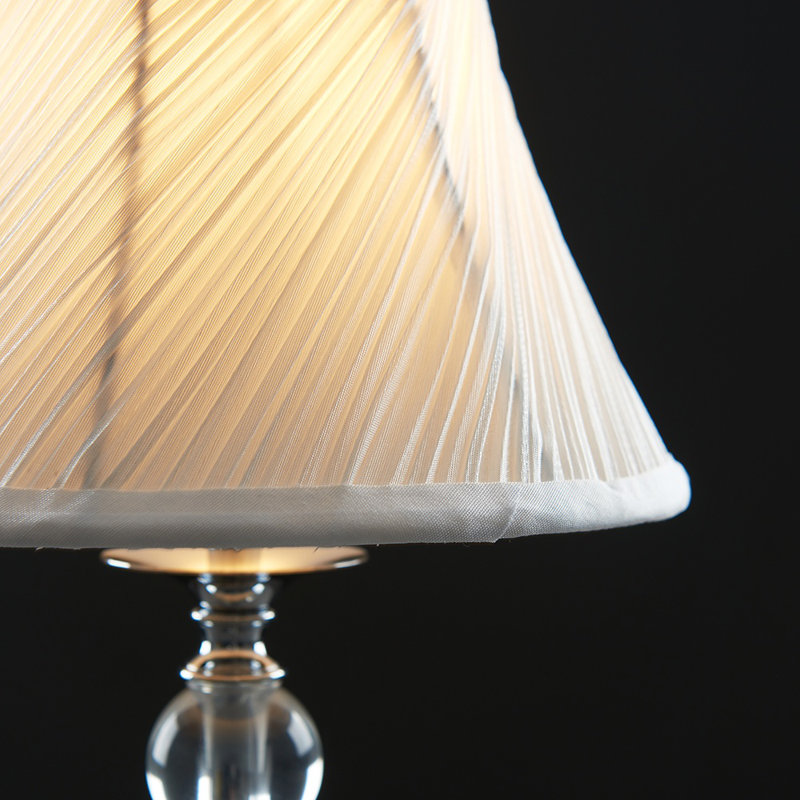 Metal Table Lamp, Chrome, No
