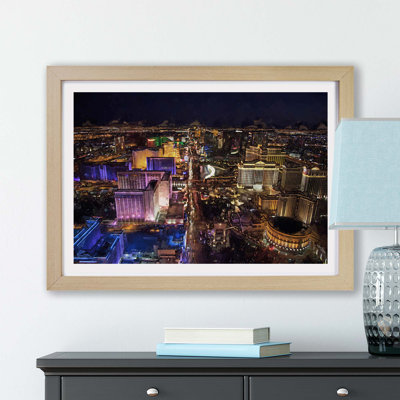 Aerial View of the Las Vegas Strip - Framed Print