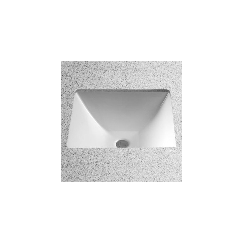 TOTO® Legato® Rectangular Undermount Bathroom Sink with CEFIONTECT, Cotton White, Cotton
