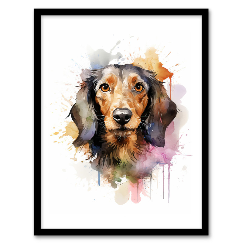 Wirehaired Dachshund - Single Picture Frame Print