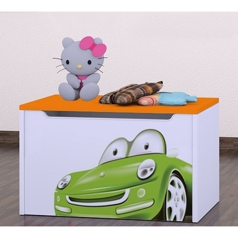 Shane Bright Pear Tree Auto Toy Box, Orange