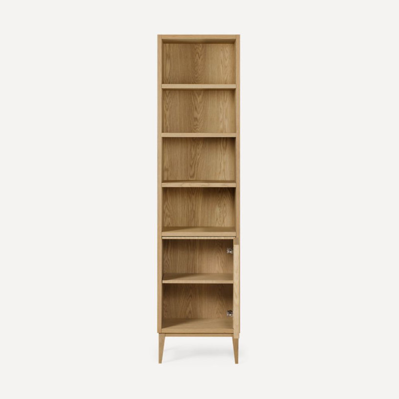 Armoire à linge autoportante Sinca, Chêne blanc