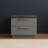Oniskey 2-Drawer Nightstand Gray