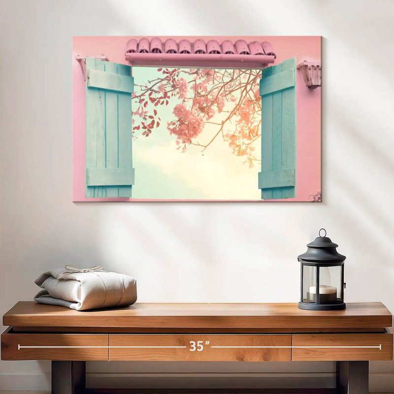 Lilie Sakura Window View, 16" H x 24" W