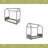 Twin Size Velvet House Bed Wood Bed