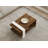 Modern 2-Tier Coffee Table with Additional Storage, Walnut & White | 31.5 x 13.8 x 19.7 inches | 100% Melamine Coated Particle Board, Thickness: 0.7 inches | Sleek Design for Living Room & Office, Stylish & Functional-1704229325