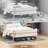 Under Bed Storage Containers With Wheels, Under Bed Shoe Storage Organizer Drawer, Tool-Free Assembly Metal Storage Containers For Bedroom Clothes Shoes Blankets -2PCK