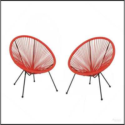 Chaise Anson (ensemble de 2) - Orange