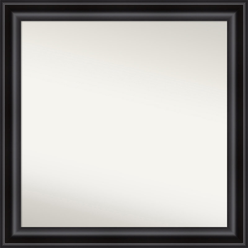 Miroir d'appoint mural en plastique Churchton, 37,75 po x 37,75 po