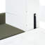 Lit grand format avec tablettes, panneau blanc, peu encombrant et compact, idéal pour la vie-130041044