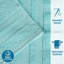 Ultra-Soft Cotton Solid Double Line Dobby Border Quick-Drying 12 Piece Assorted Towel Set-98677029