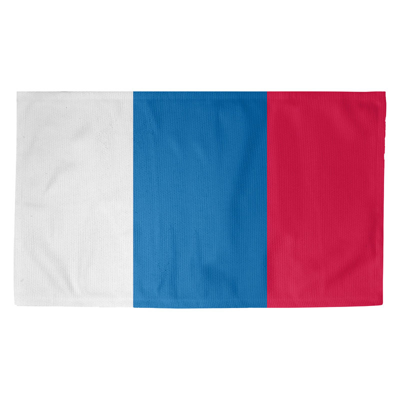 Tapis à rayures bleu/rouge, Rectangle 5 pi x 3 pi