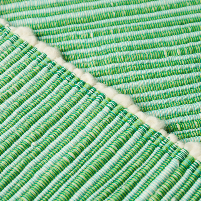 Tissu texturé tissé à la main Zeta, Vert