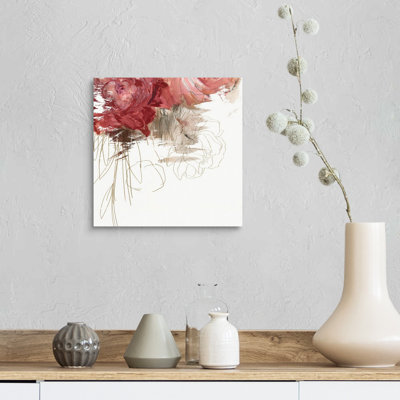 Reproduction d’art sur toile, "Crimson Lust III" par PI studio