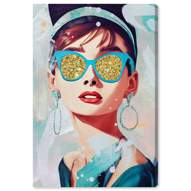 «In Glam pensts» par Oliver Gal - impression sur toile tendue, L 16 po x H 24 po