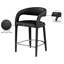 Tabouret de comptoir en simili cuir Arthur-William-73672583