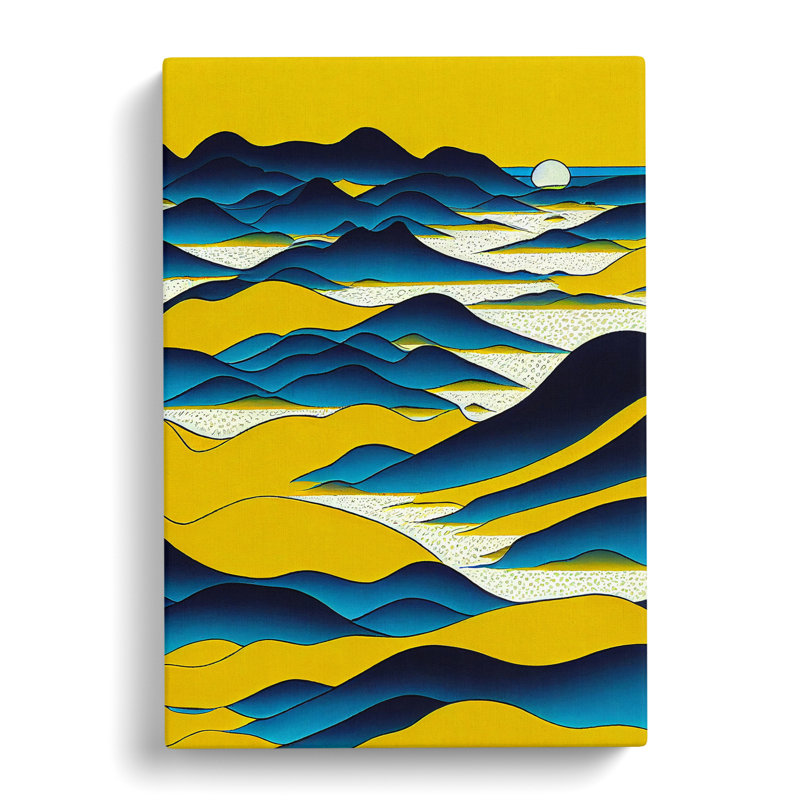 Harrisonville River Pop Art - Wrapped Canvas, 50cm H x 35cm W
