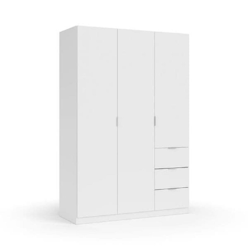 Alvieri 3 Door Manufactured Wood Wardrobe