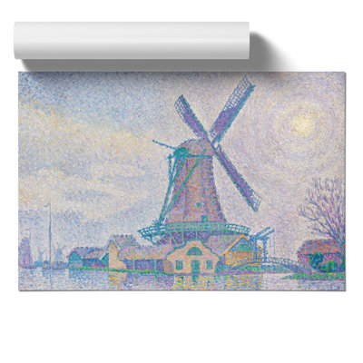 Moulin Dedam by Paul Signac - No Frame Painting