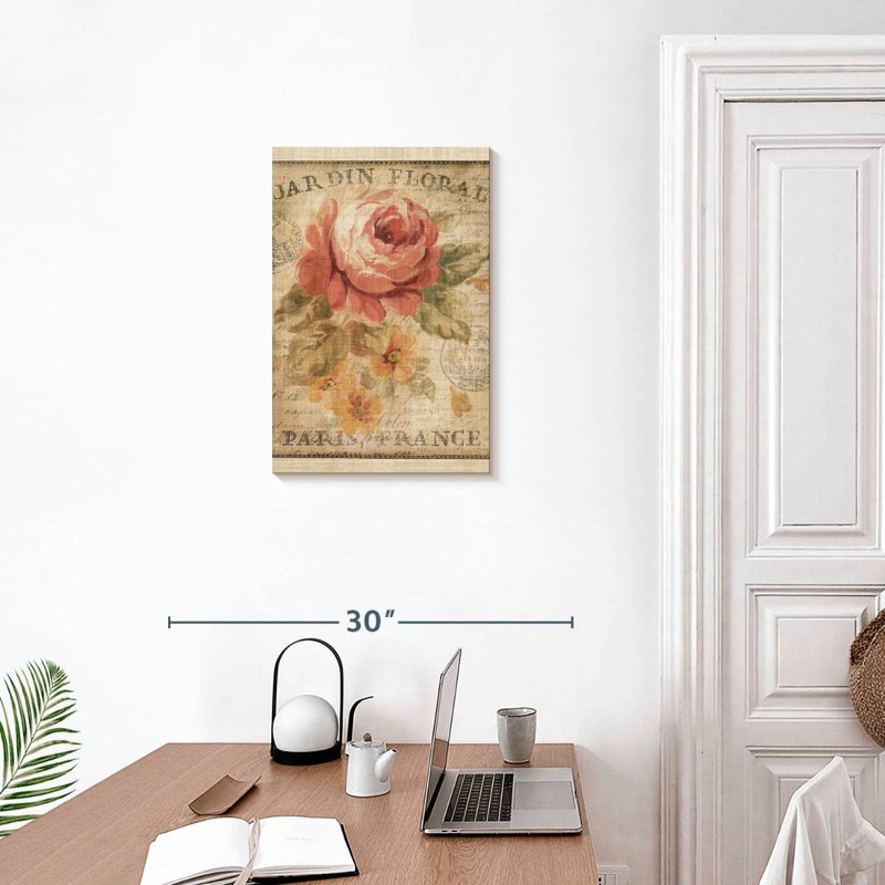 Harnek Parisian Flowers II, H 24 po x l 16 po