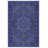 Nouvelle Collection Digital Print Cotton-Polyester Navy Blue Oriental Rug-1810491687