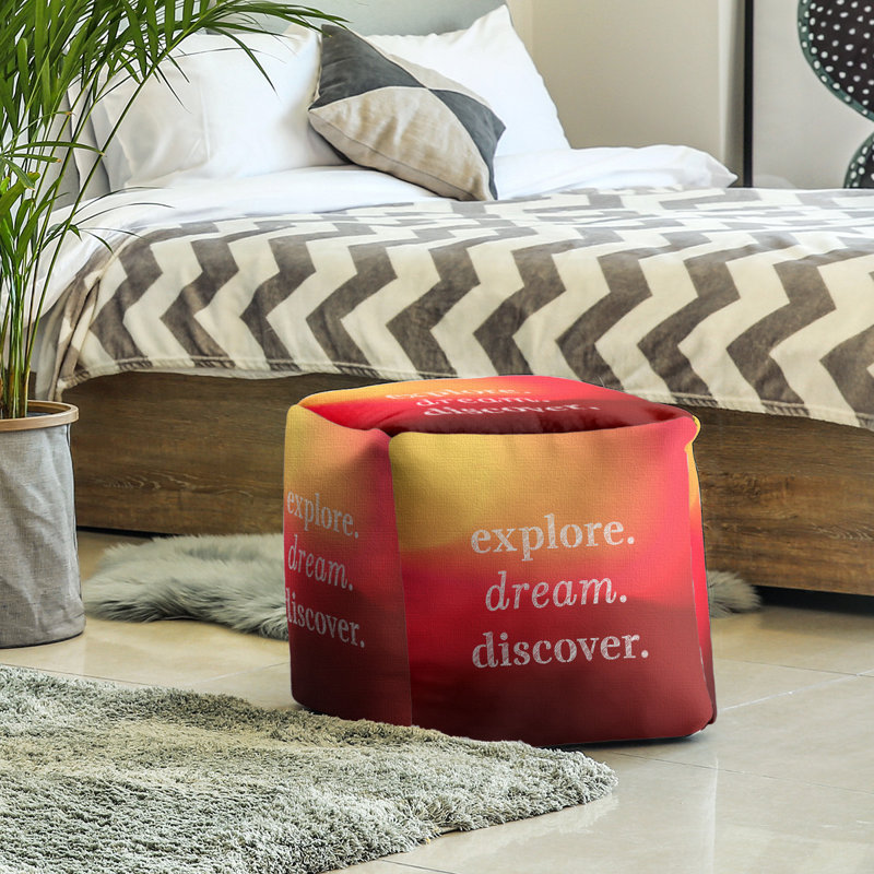 Upholstered Ottoman, Sunset