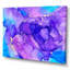«Blue and Purple Luxury Abstract Fluid Art», reproduction sur toile-67394237-67394230