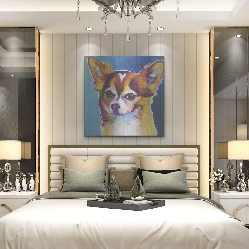 «Chihuahua - Honey» par Dawg Painter, H 36 po x l 36 po