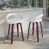 White,Mahogany Wood,Chrome sélectionné