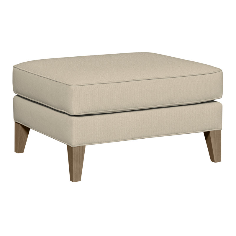 Burlingame Ottoman, Hampton, Tuck Linen