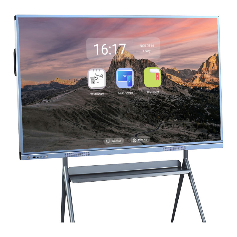 Tableau blanc intelligent à écran tactile 4K JYXCN, tableau blanc numérique 4K à écran tactile tout-en-un pour écoles et bureaux