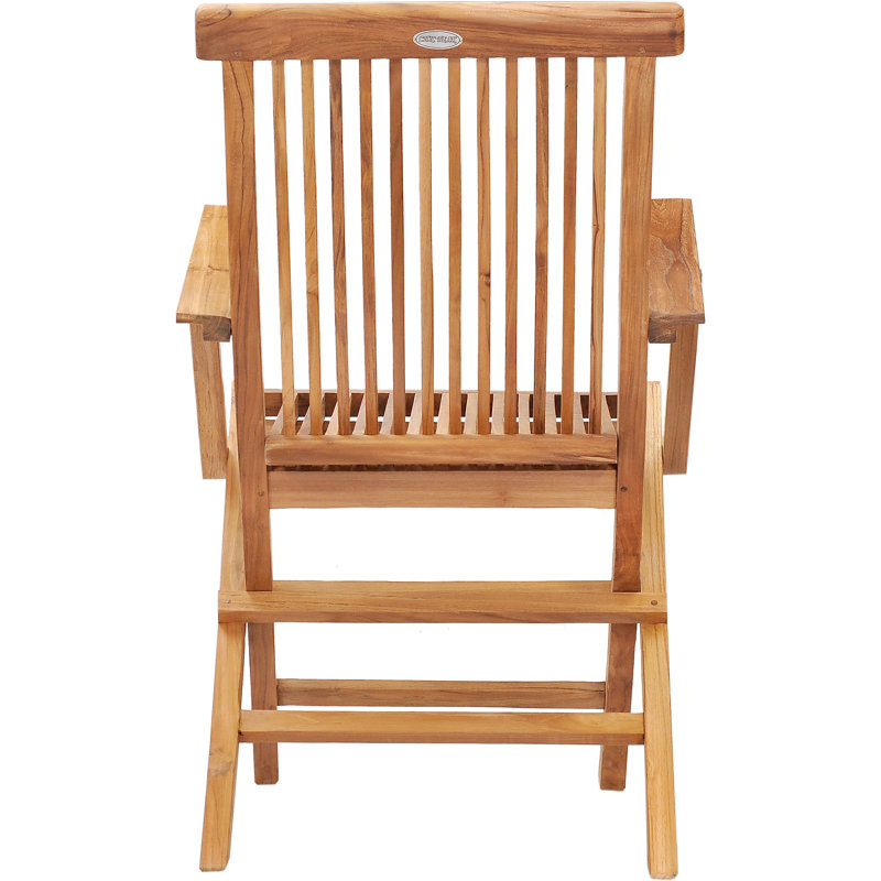 California Outdoor Teak Dining Armchair