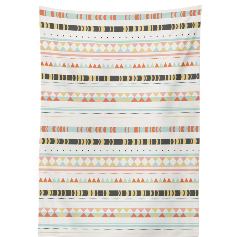 Geometric Tablecloth, 70" L x 52" W
