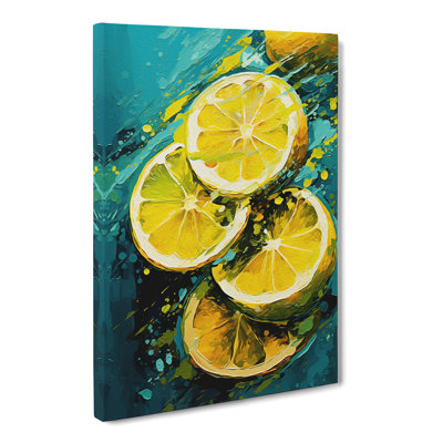 Sliced Lemon Abstract No.2 - Print