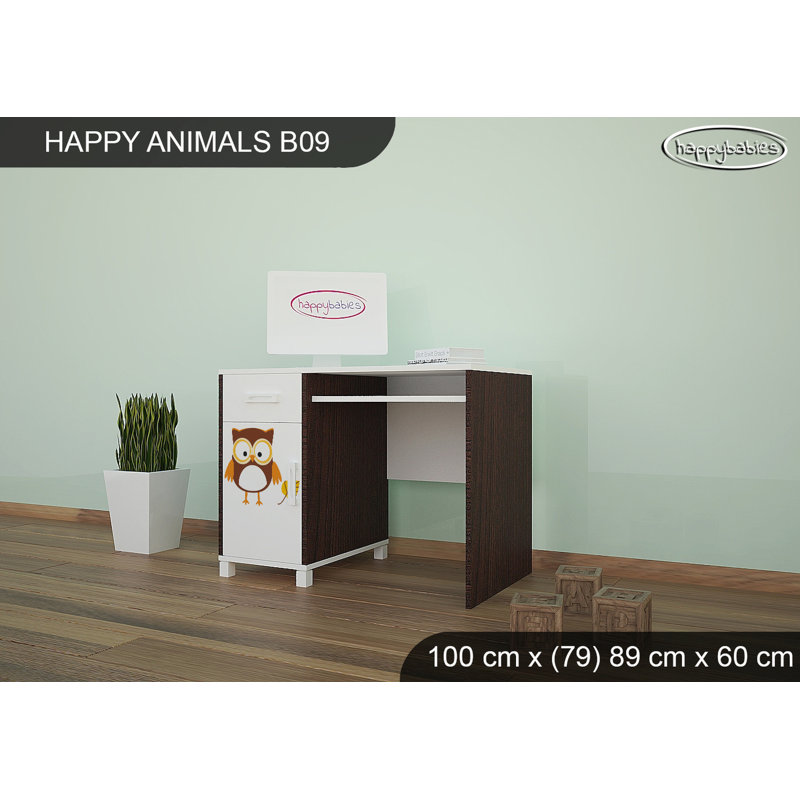 100cm Writing Desk, Chestnut