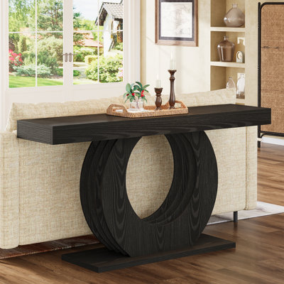 63-Inch Wood Console Sofa Table