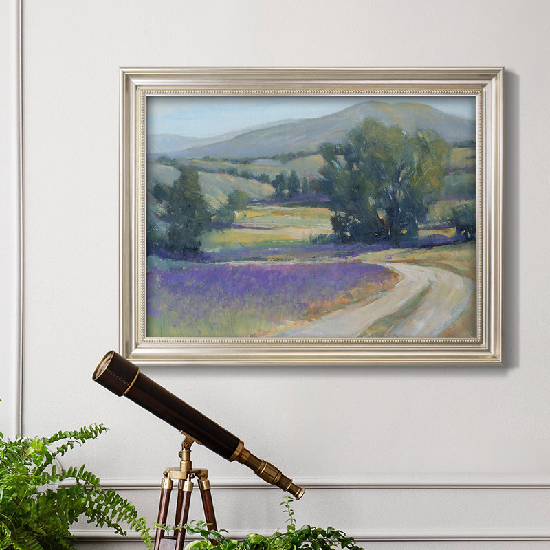 Lavender Meadow I - reproduction d'art sur toile, H 21 po x l 25 po x P 2,5 po