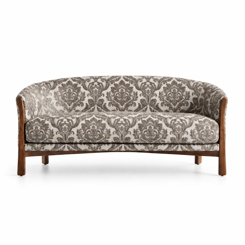 Damask Two Tone Velvet | Neiman Fabric, Gray