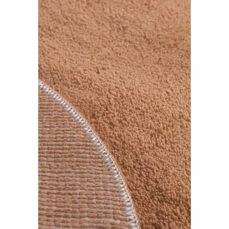 Tapis pour salle de bain Martelle, Orange clair