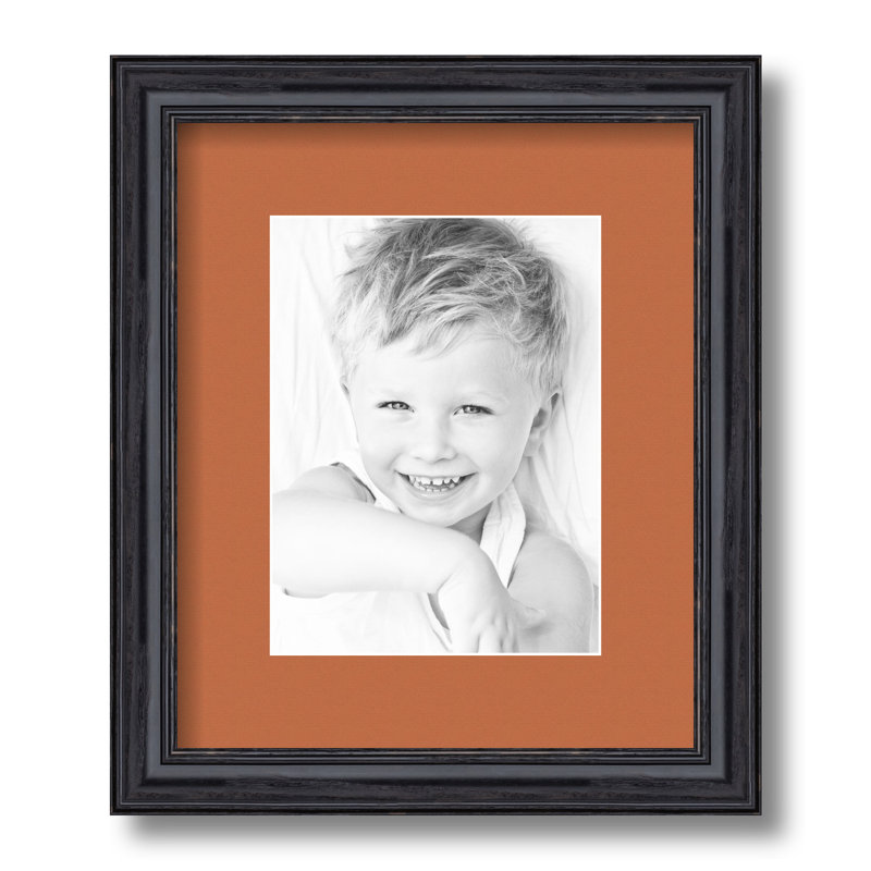 Wood Picture Frame, Red Orange