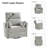 Myftar 38.5" W Power Swivel Recliner (Set of 2) -99276539