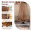 Fauteuil relax en bois d'acacia, finition teck-117472901