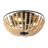 Wood Flush Mount Beaded Light Fixture Boho Ceiling Light Wood Beaded Flush Mount Light Semi Flush Mount Chandelier