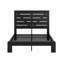 Structure de lit plateforme en bois avec tête de lit, silencieuse, sans sommier, facile à assembler et rangement sous le lit-687641384-687641387