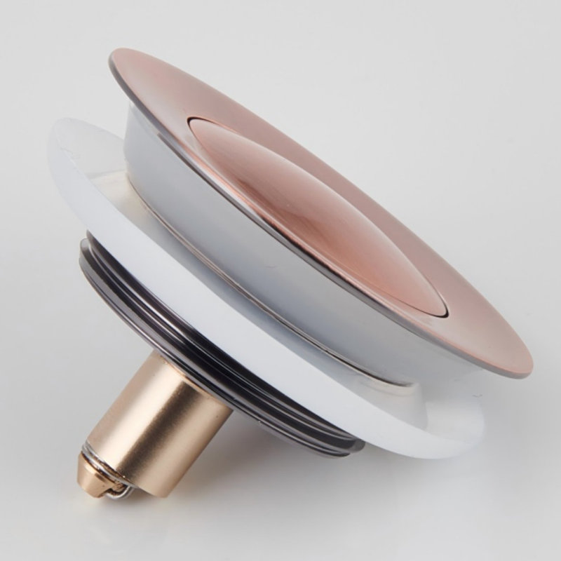 Mokleba Copper Pop-Up Bathtub Drain Stopper Replacement Kit, Copper