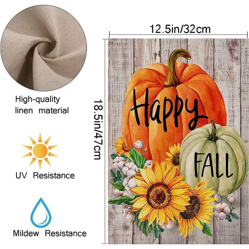 Automne Welcome Garden Flag