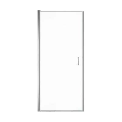 32" W X 72" Semi- Pivot Shower Door In , 1" Width Adjustment, Multifunctional Rotating Shaft With 1/4"  6Mm  Thick Glass, Reversible Left/Right, Full Seal