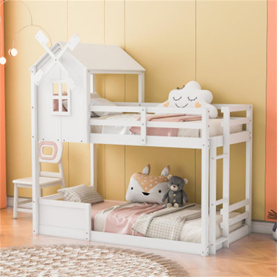 Miltiades Kids Twin Bunk Bed