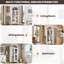 160.5cm H x 80cm W Standard Bookcase-1280301007