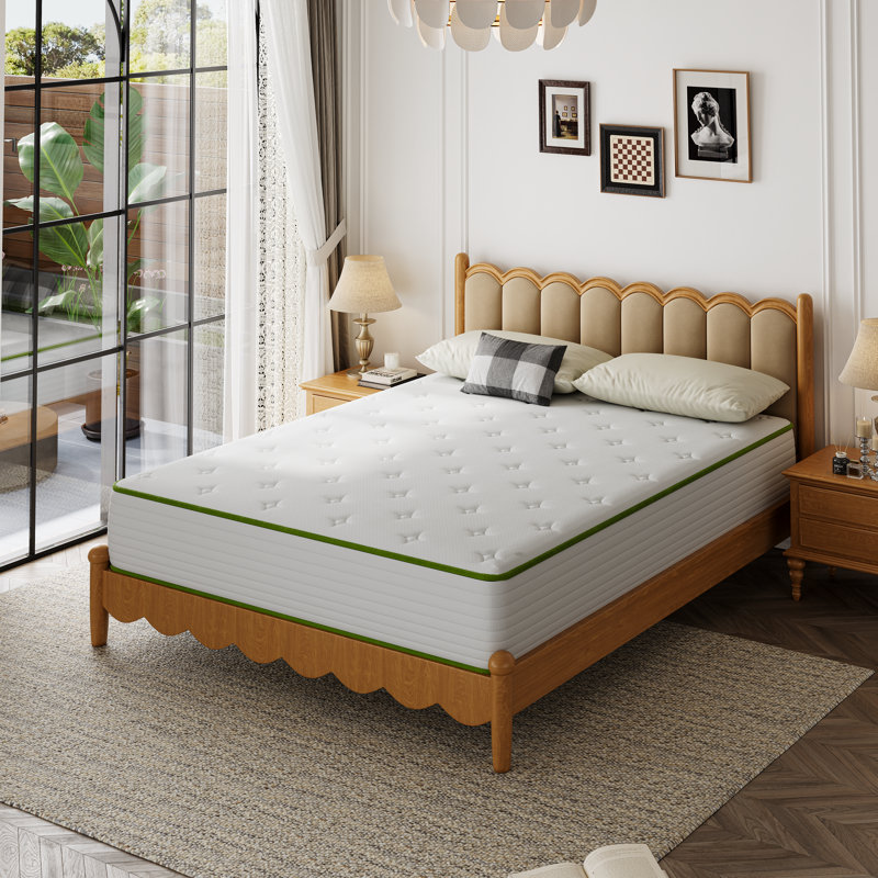Stubbeman 12'' Anti Static Plush Cooling Gel Memory Foam Hybrid Mattress – 10-Year Warranty, CertiPUR-US, OEKO-TEX, SGS Certified